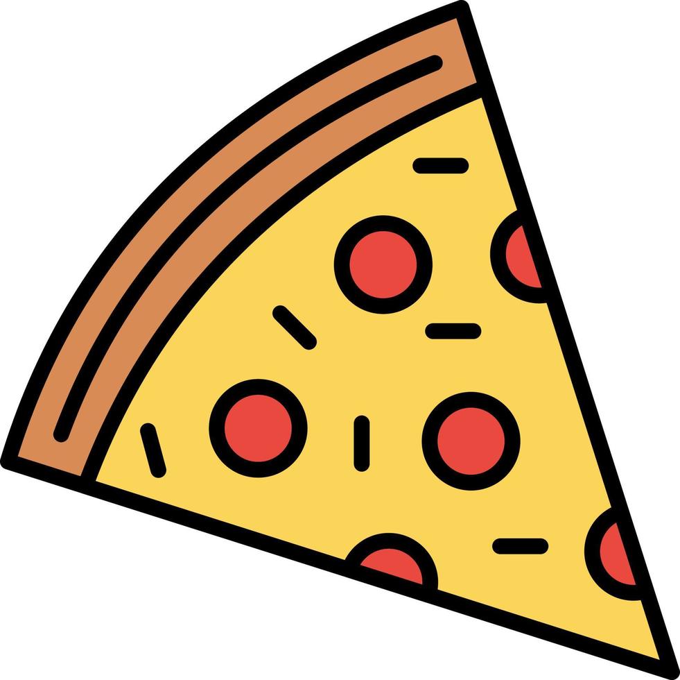 diseño de icono creativo de pizza vector