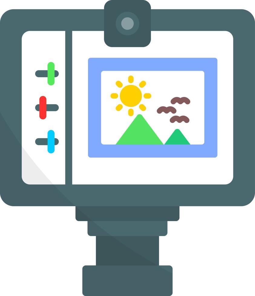 diseño de icono creativo lcd vector