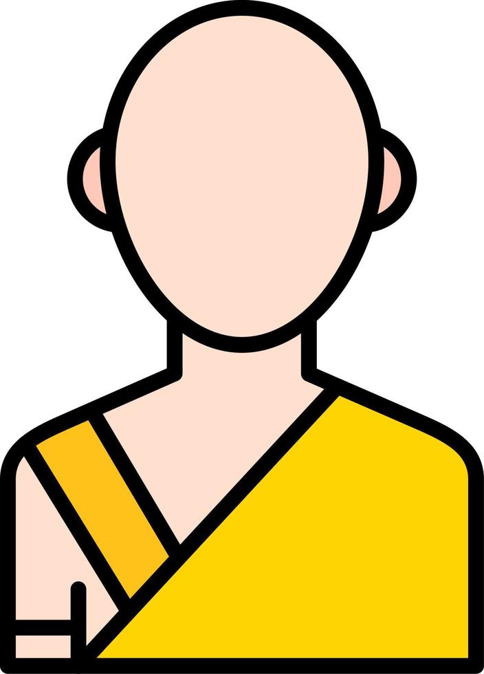diseño de icono creativo budista vector