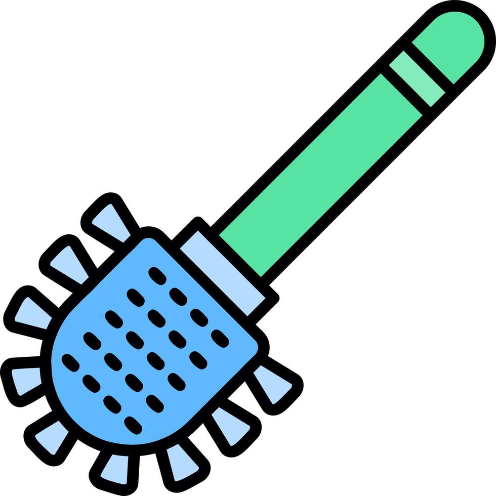Toilet Brush Creative Icon Design vector