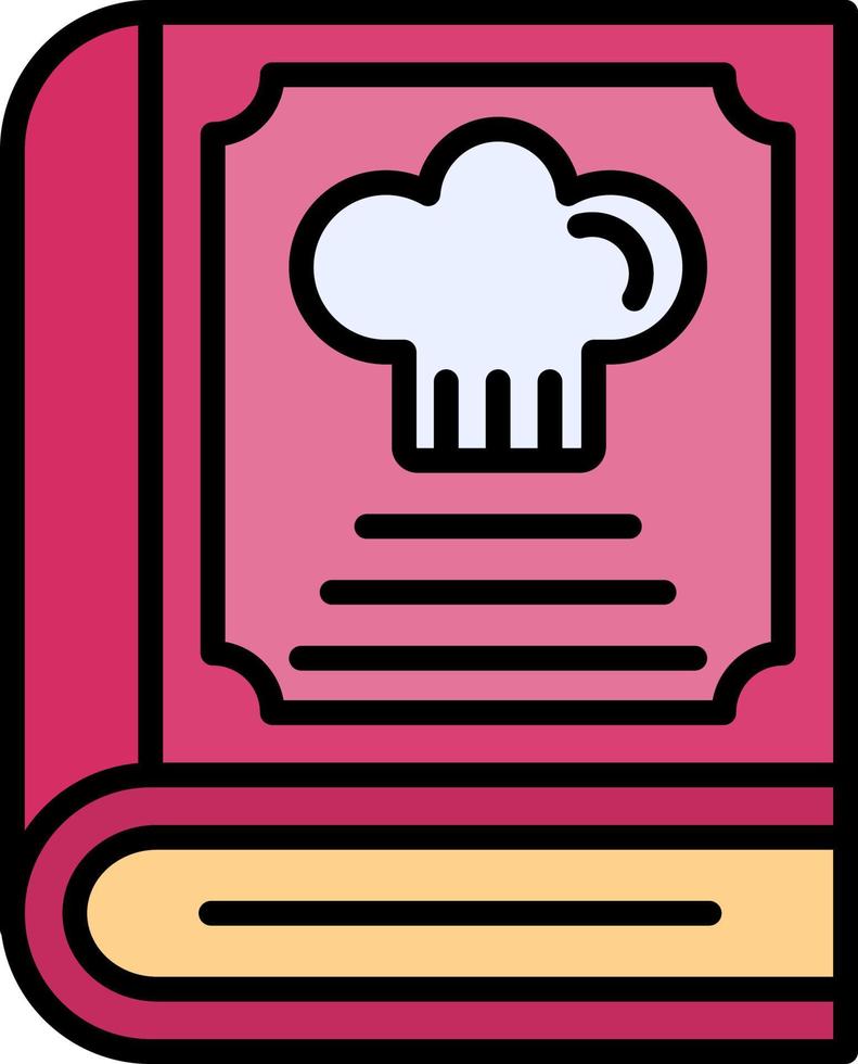 Cook Book Creative Icon Design vector
