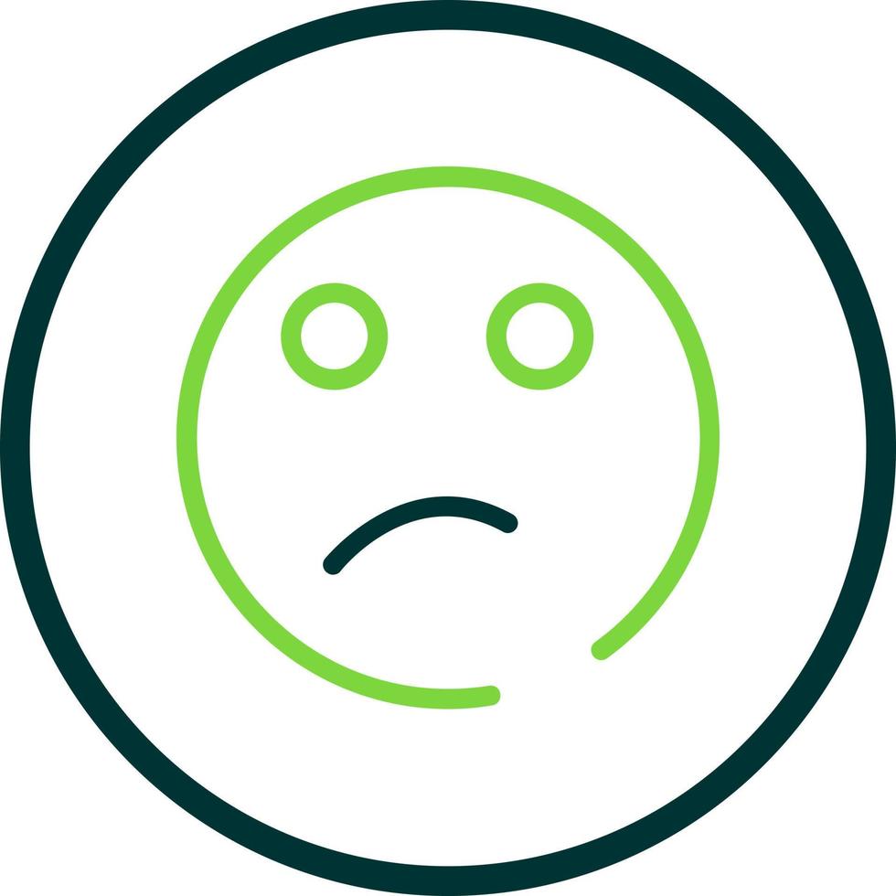 Sad Cry Vector Icon Design