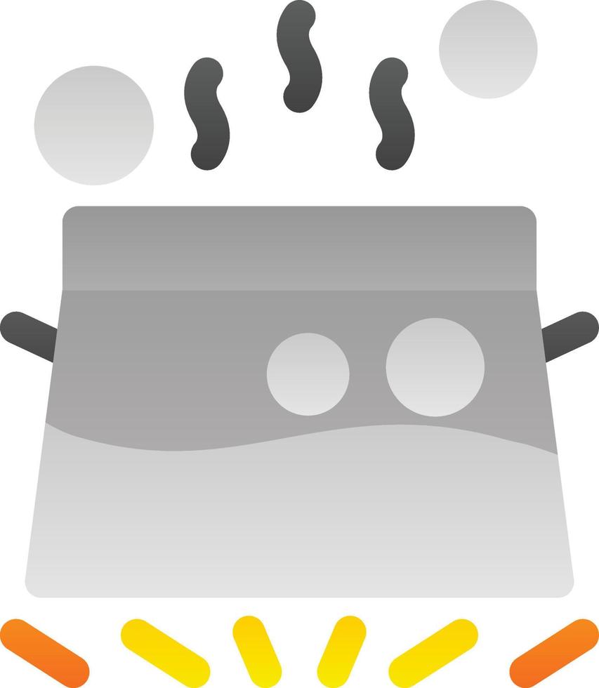 Water Boil Vector Icon Design