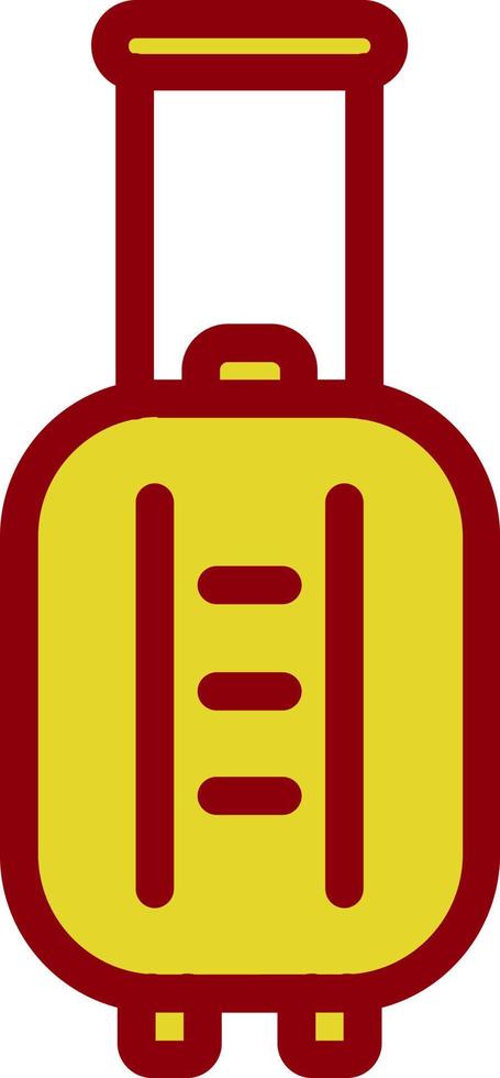 Suitcase Rolling Vector Icon Design