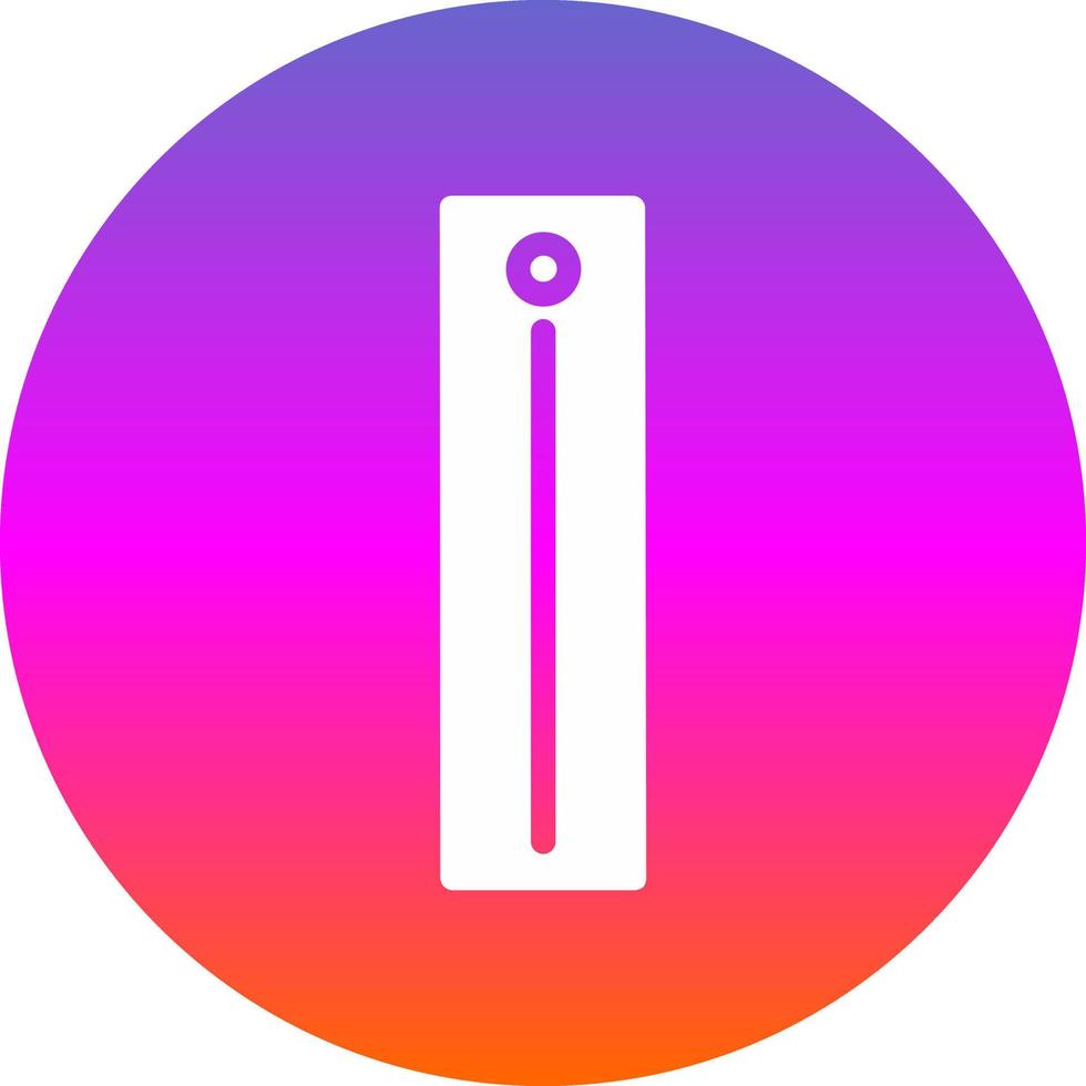 Ruler Vertical Vector Icon Design