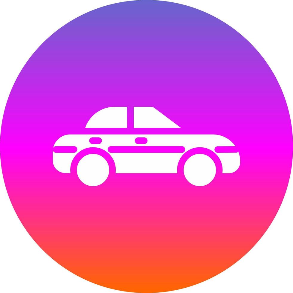 Car Side Vector Icon Design