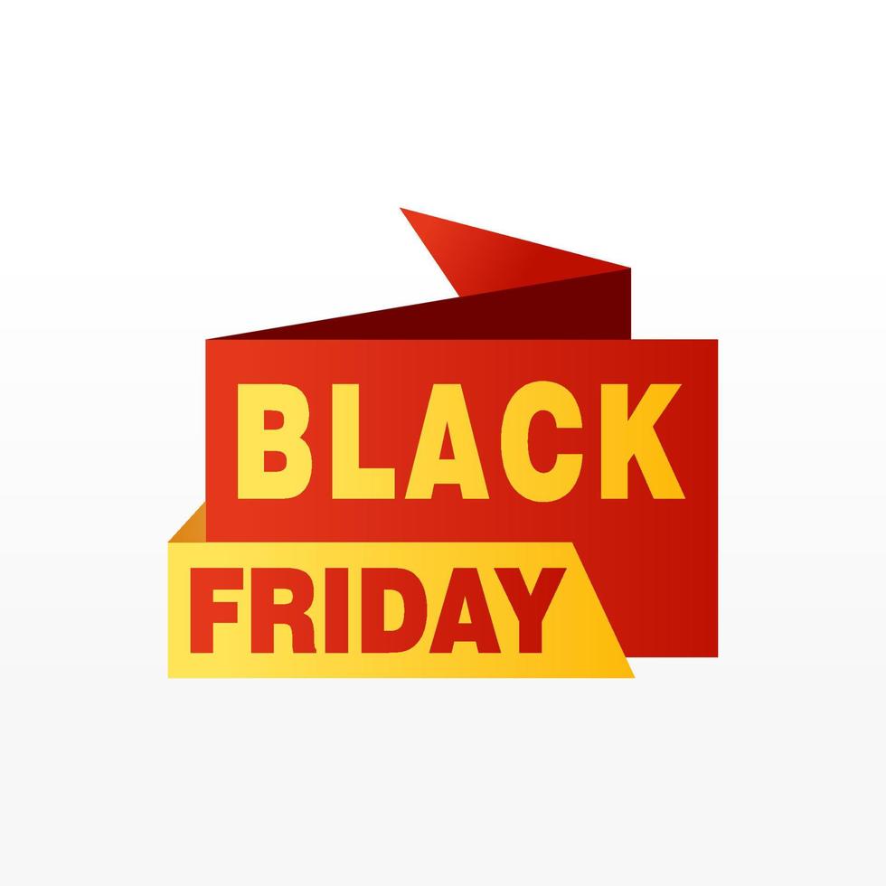 Black Friday sale inscription design template. Black Friday banner. Vector illustration