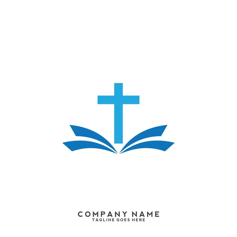 Church logo. Christian symbols. The Cross of Jesus, the fire of the Holy Spirit and the dove. vector