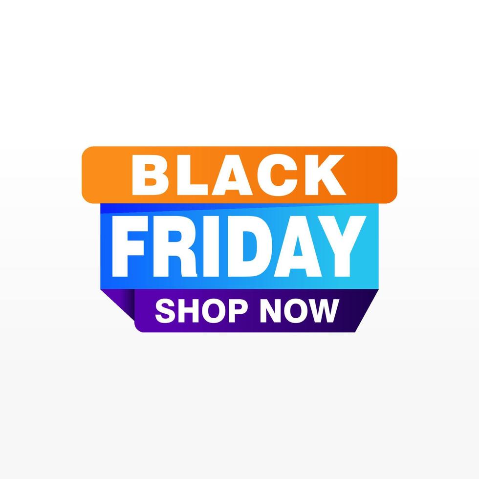 Black Friday sale inscription design template. Black Friday banner. Vector illustration