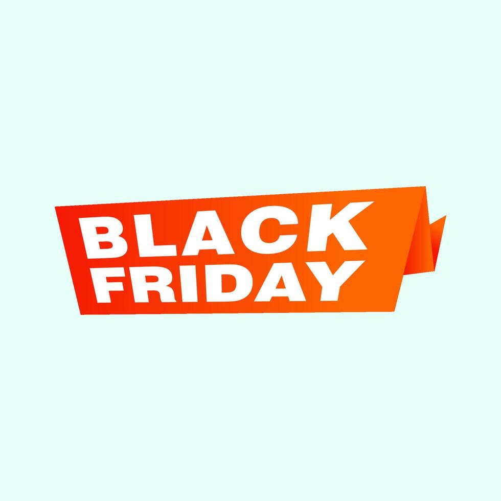 Black Friday sale inscription design template. Black Friday banner. Vector illustration