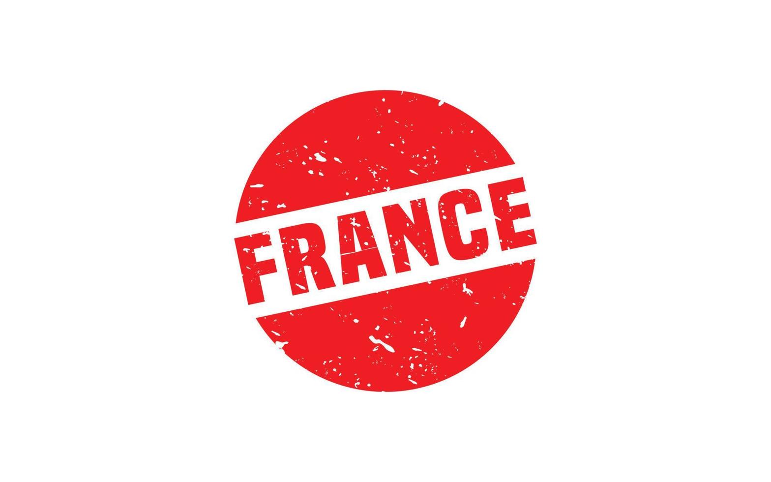 FRANCE stamp rubber with grunge style on white background vector