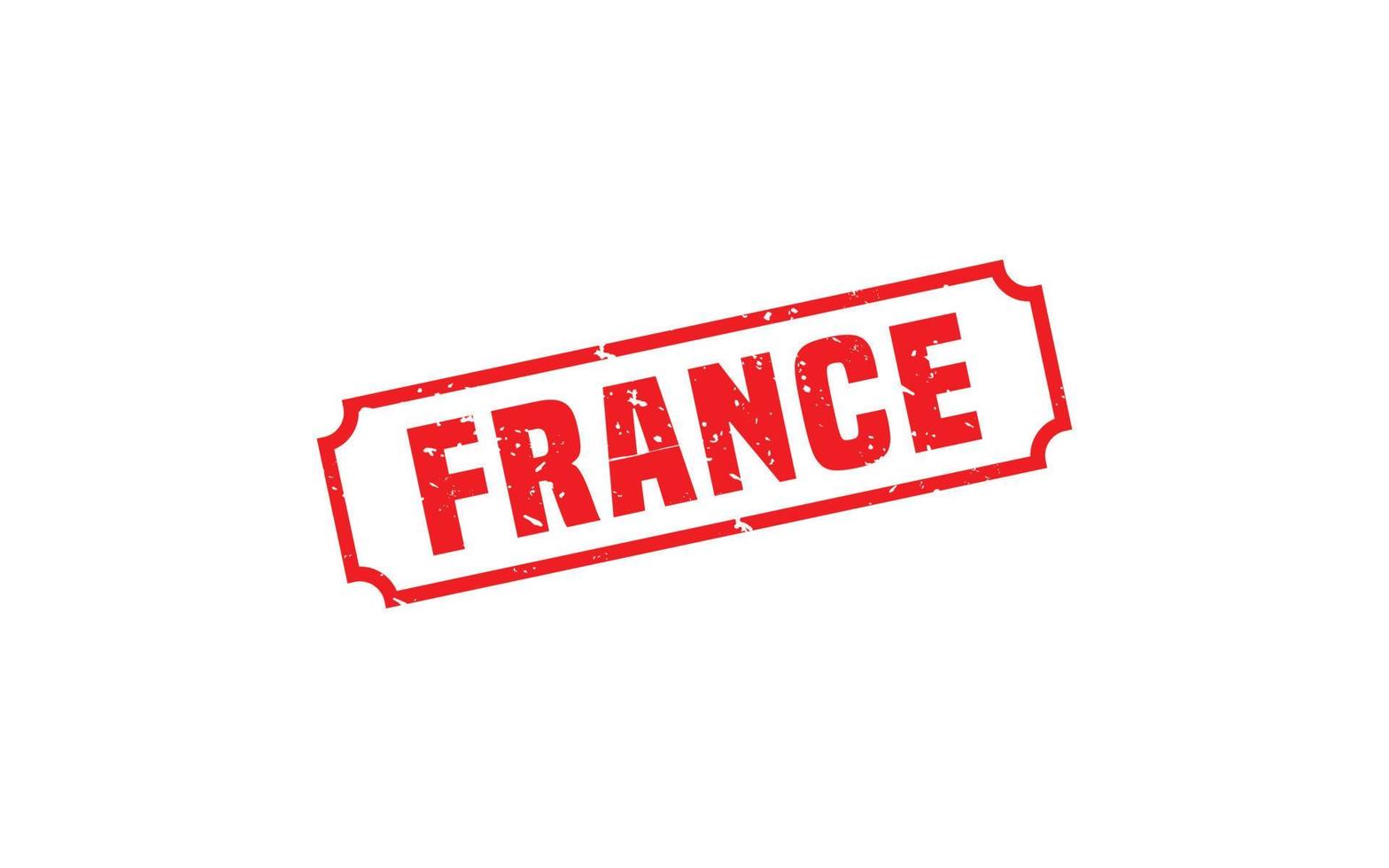 FRANCE stamp rubber with grunge style on white background vector