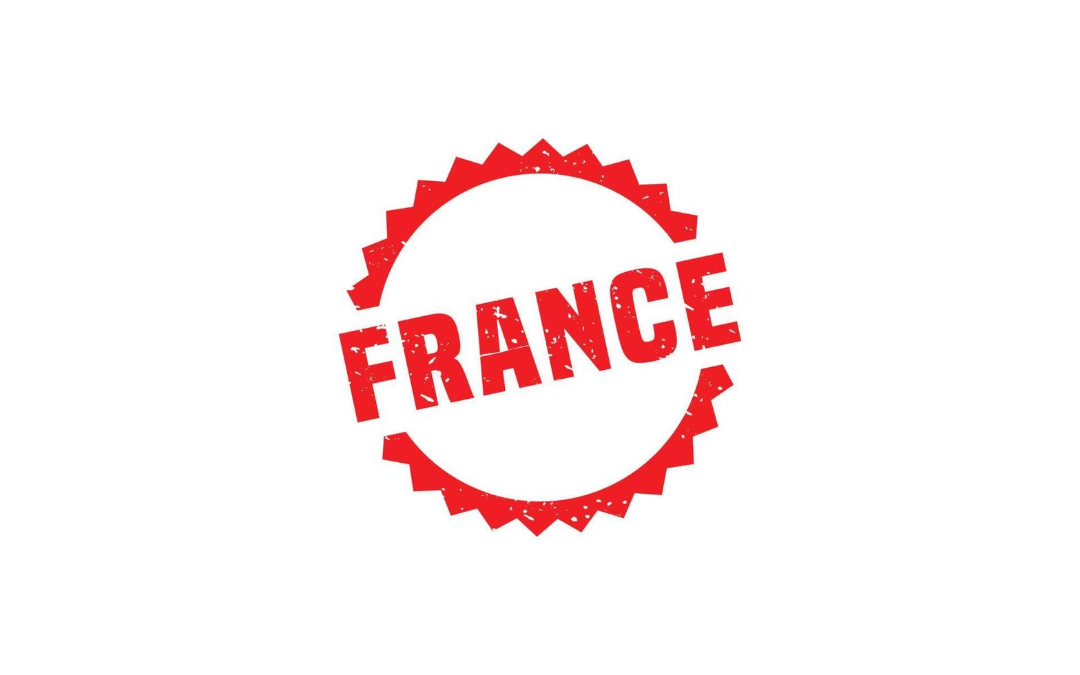 FRANCE stamp rubber with grunge style on white background vector