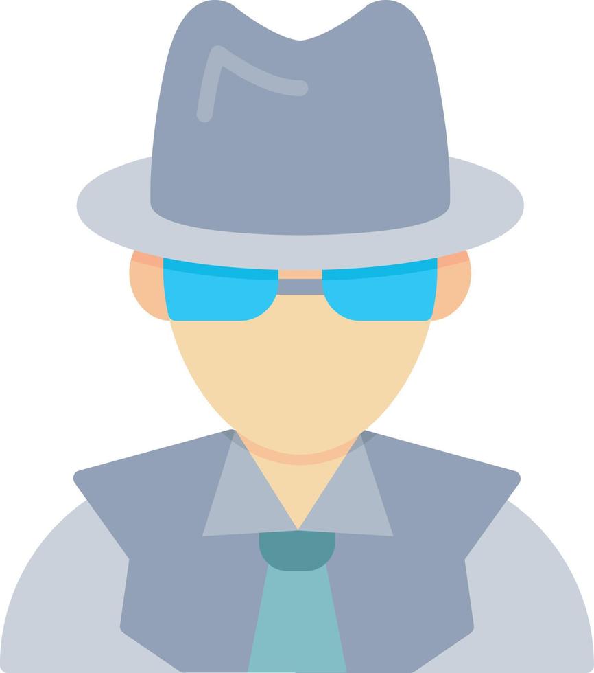 diseño de icono creativo detective vector