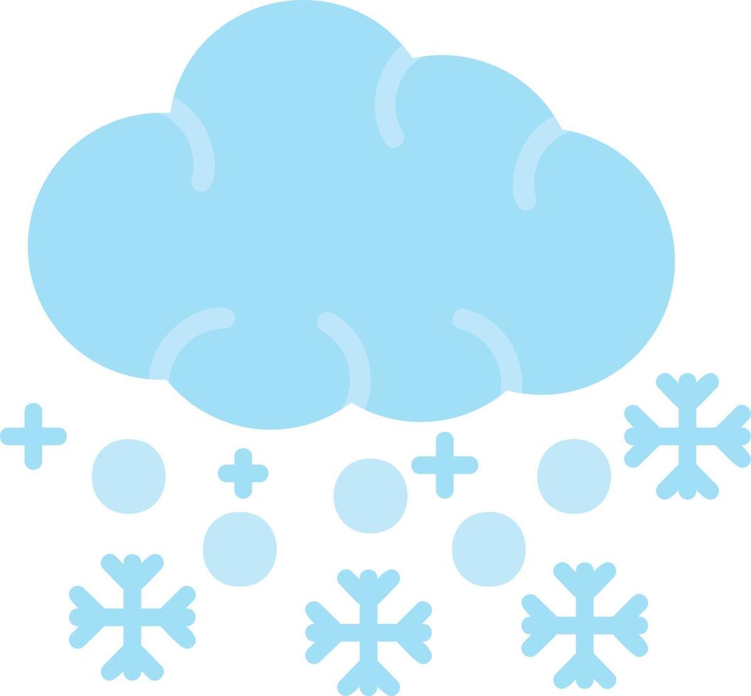 diseño de icono creativo de nieve vector