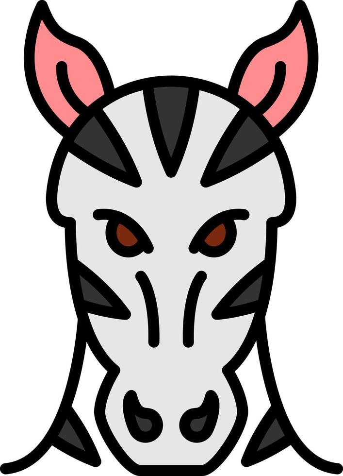 Zebra Creative Icon Design vector