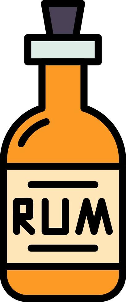 Rum Creative Icon Design vector