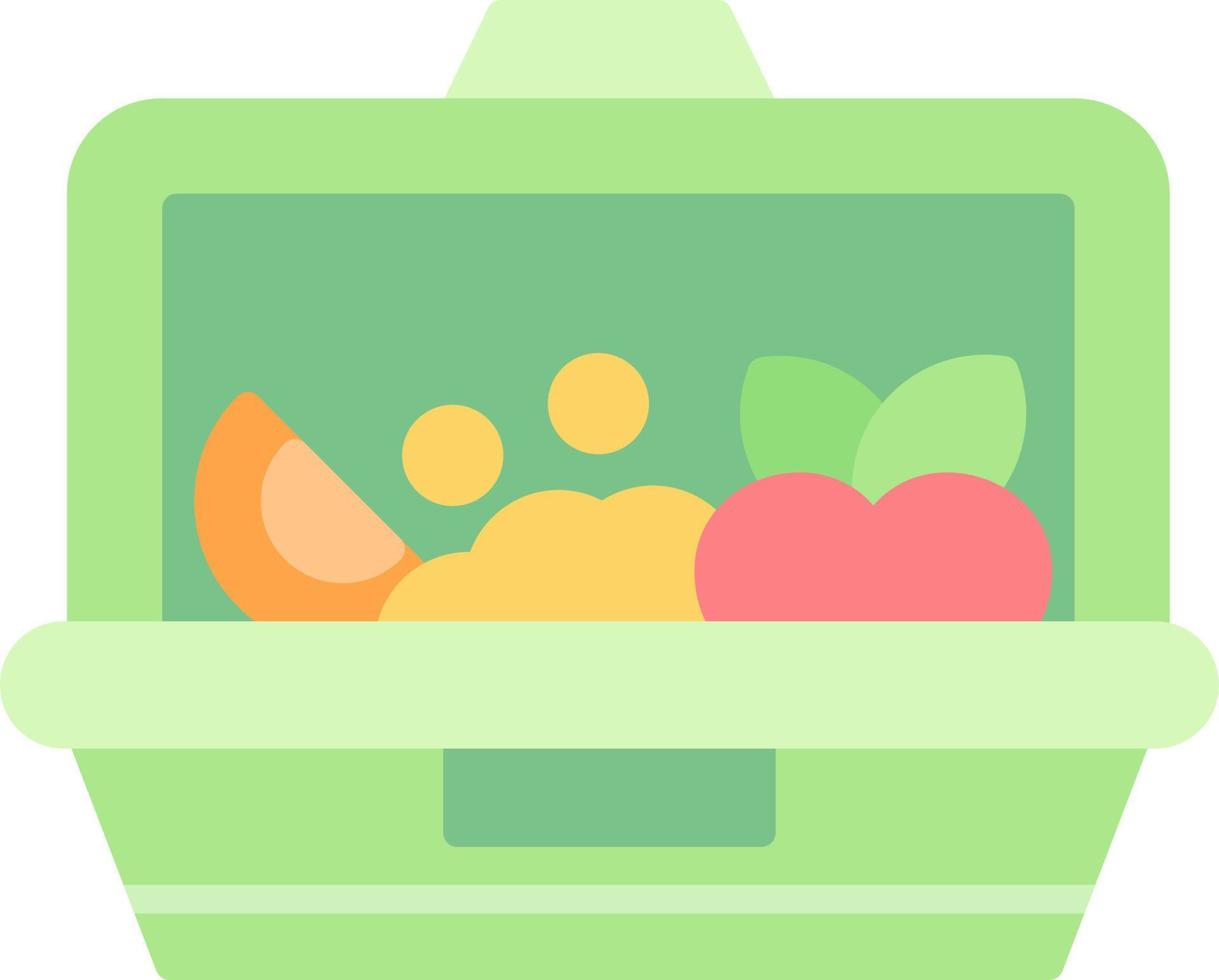 Lunch Box Creative Icon Design vector