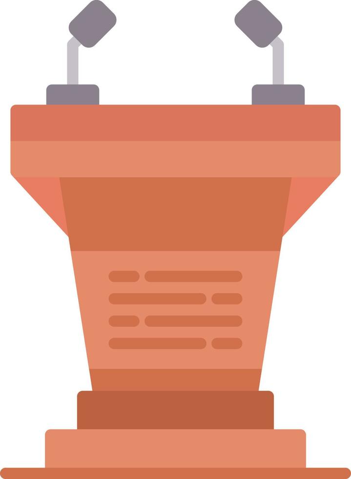 Podium Creative Icon Design vector