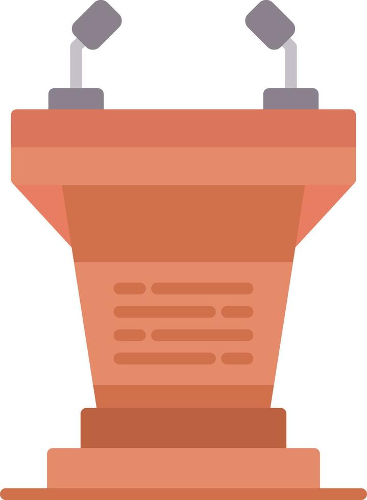 Podium Creative Icon Design vector