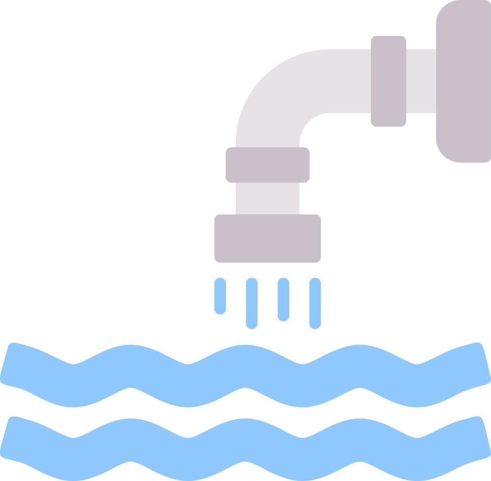 diseño de icono creativo de aguas residuales vector