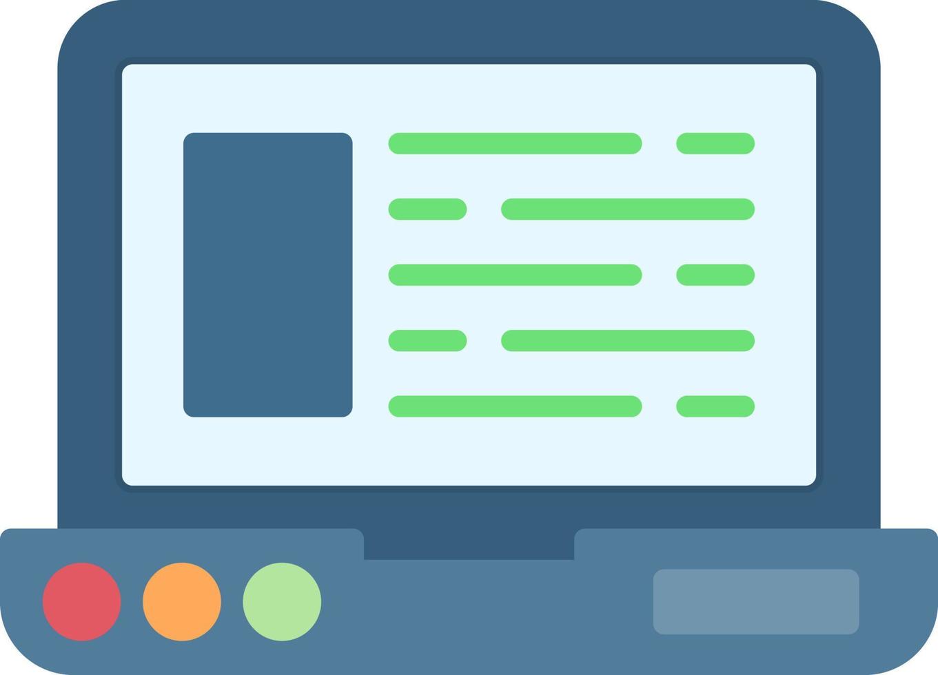 Laptop Creative Icon Design vector