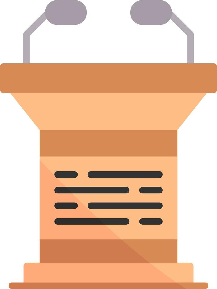 Lectern Creative Icon Design vector