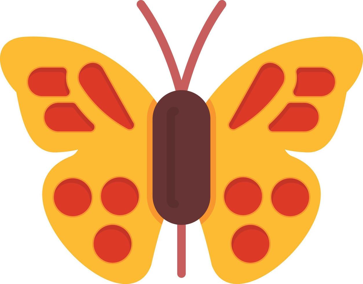 diseño de icono creativo de mariposa vector