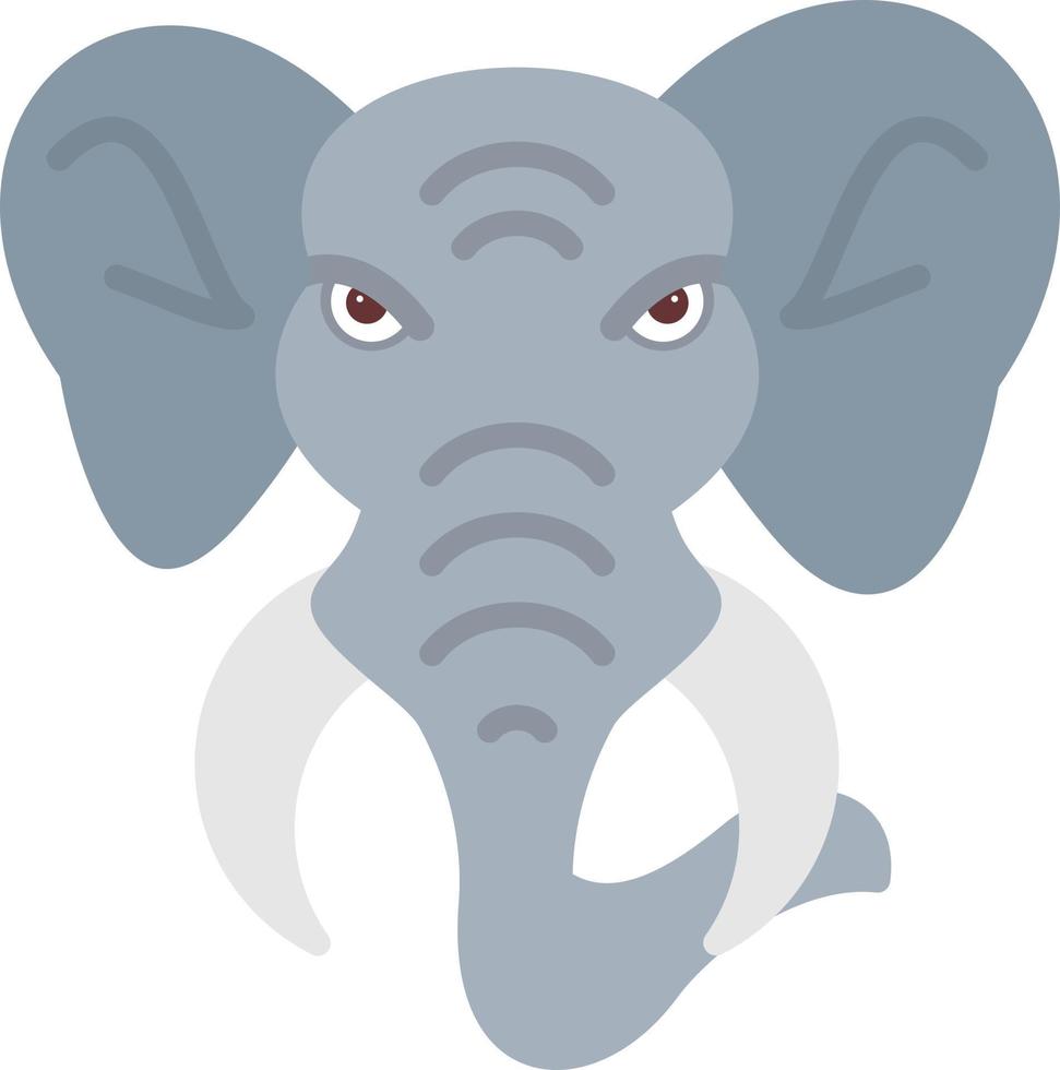 diseño de icono creativo de elefante vector