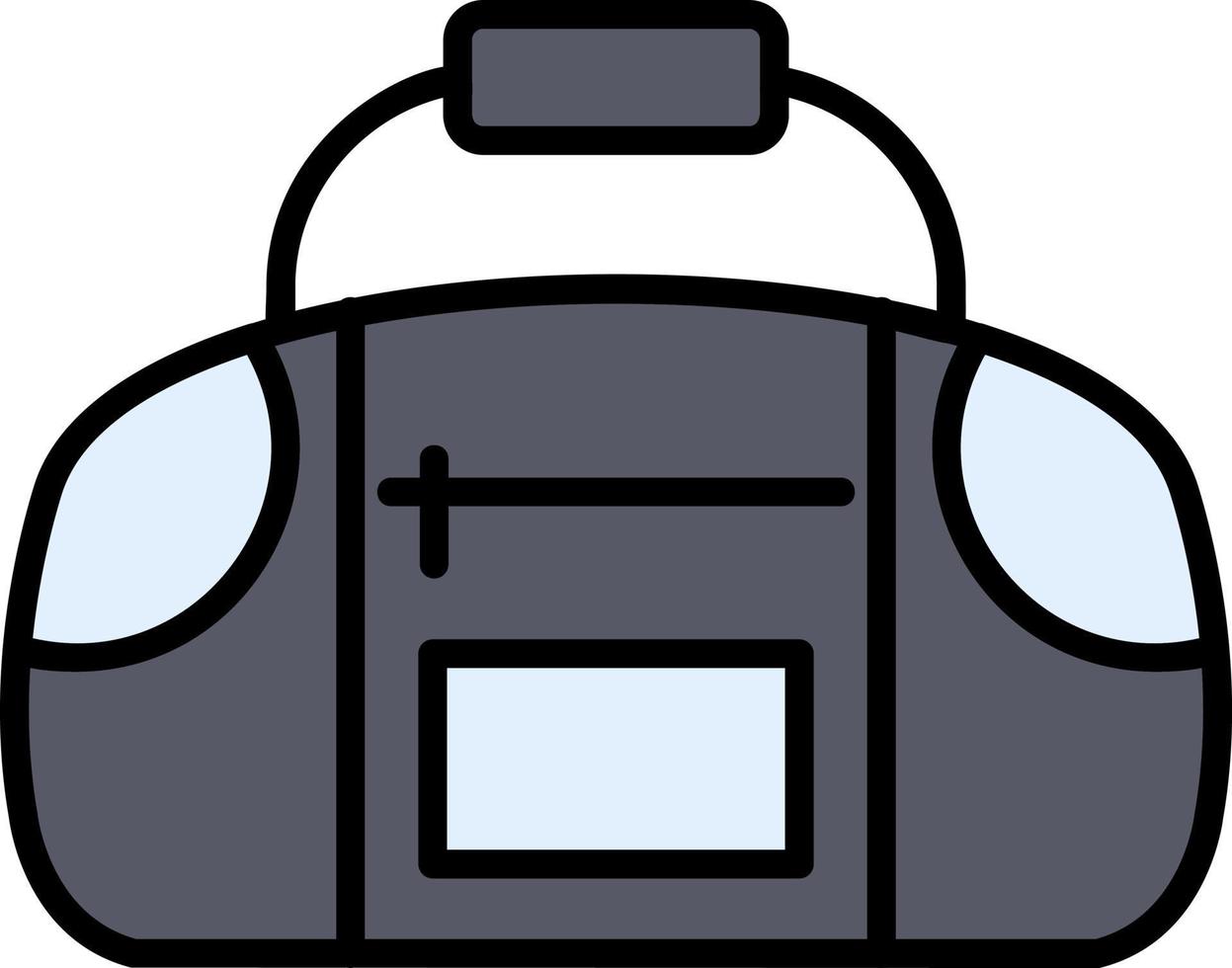 diseño de icono creativo de bolsa de deporte vector