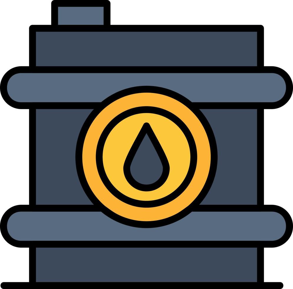 diseño de icono creativo de barril de petróleo vector