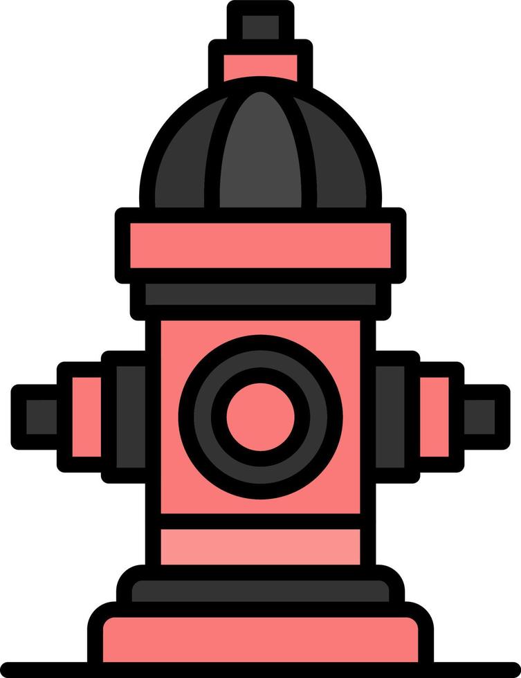 Fire Hydrant Creative Icon Design vector