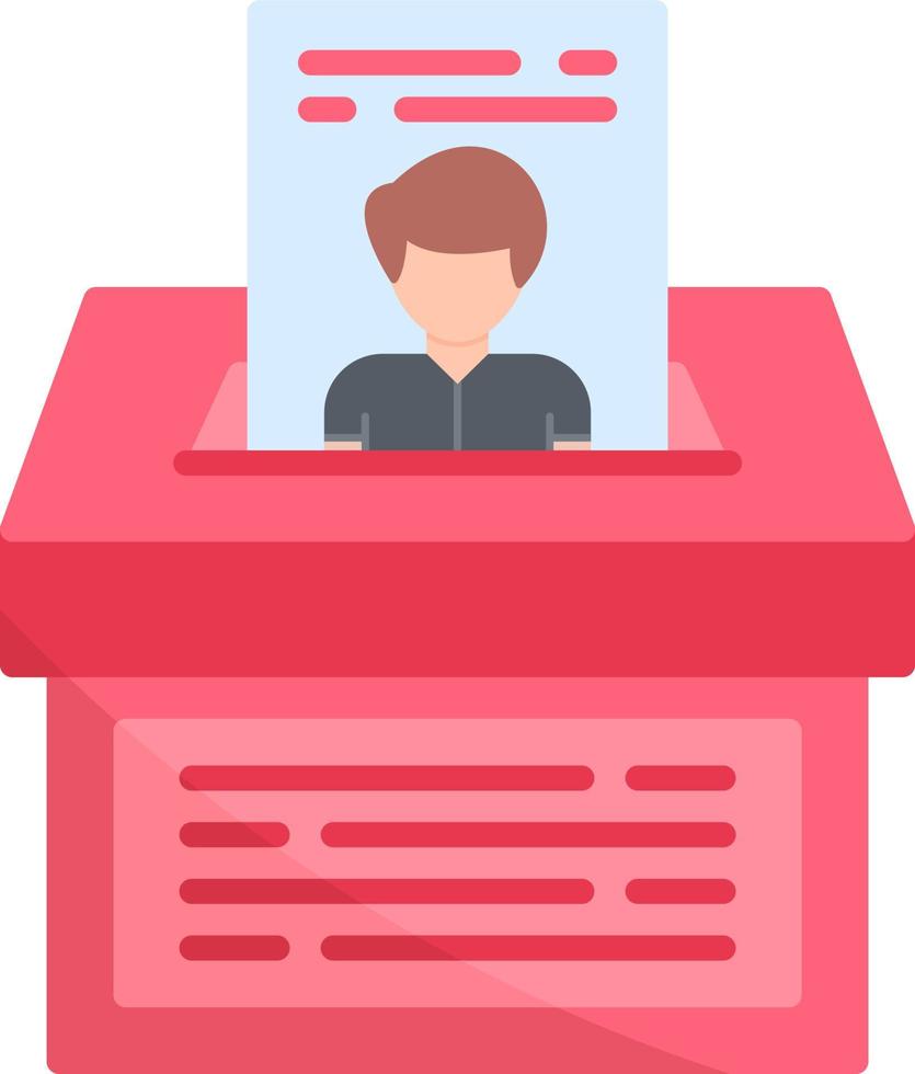 Ballot Creative Icon Design vector
