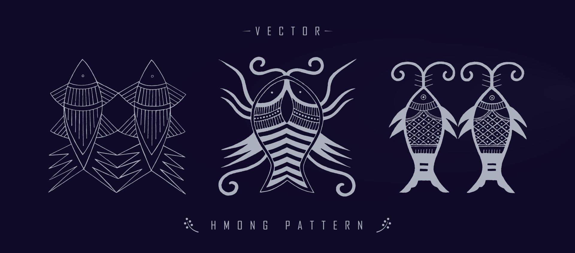 patrones de arte tradicional chino vector