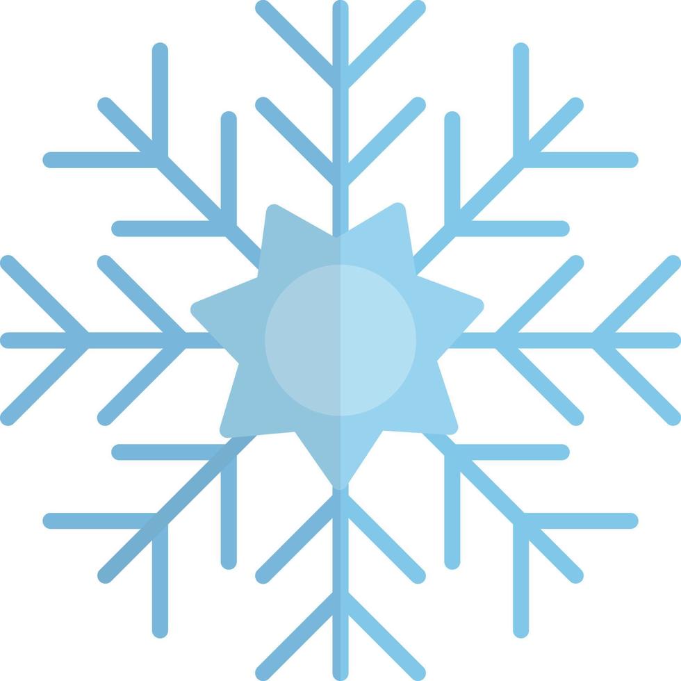 diseño de icono creativo de copo de nieve vector