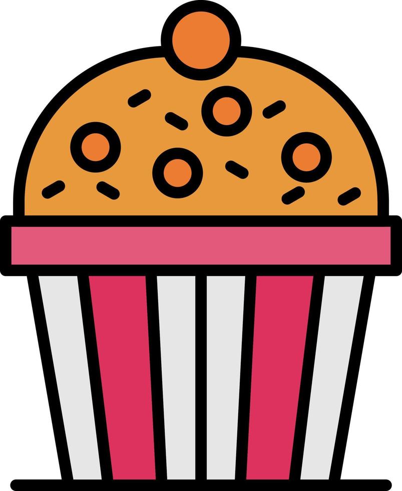 Cupcake Creative Icon Design vector