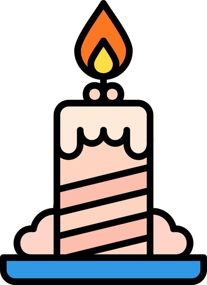 Candle Creative Icon Design vector