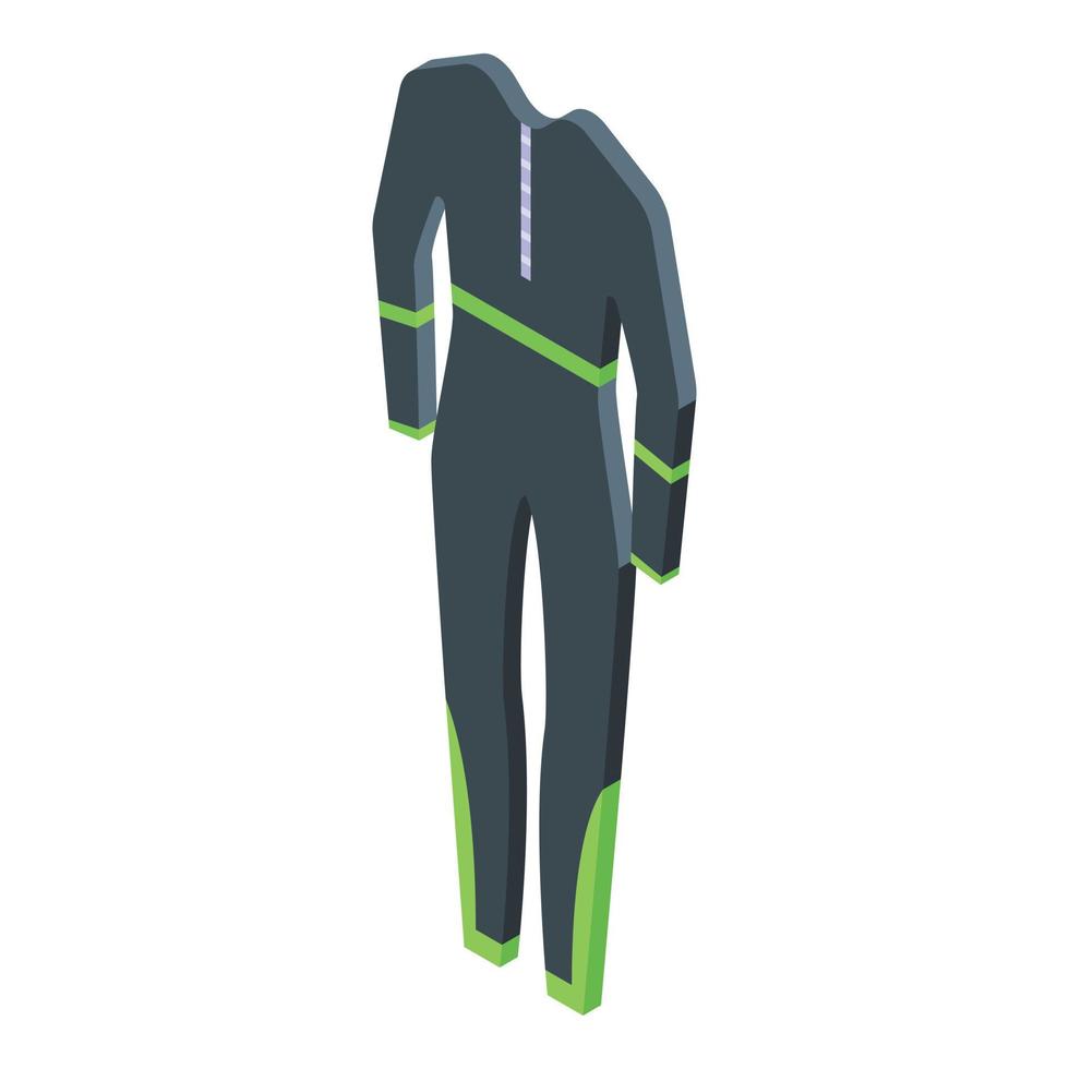 Diving costume icon isometric vector. Underwater dive vector