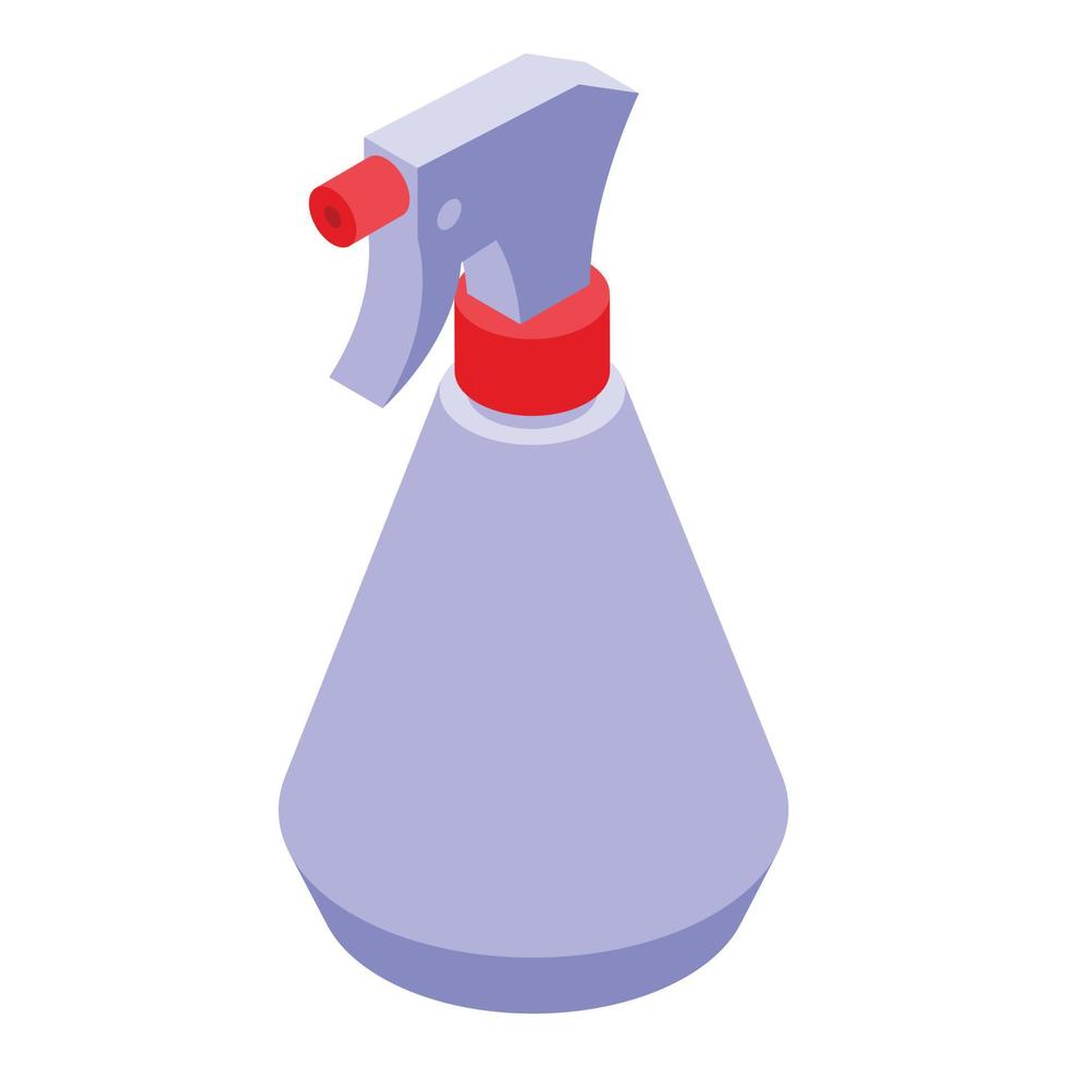 Wash spray icon isometric vector. Clean bottle vector