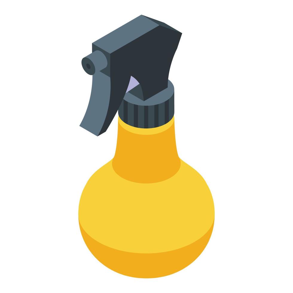 Chemical spray icon isometric vector. Clean bottle vector