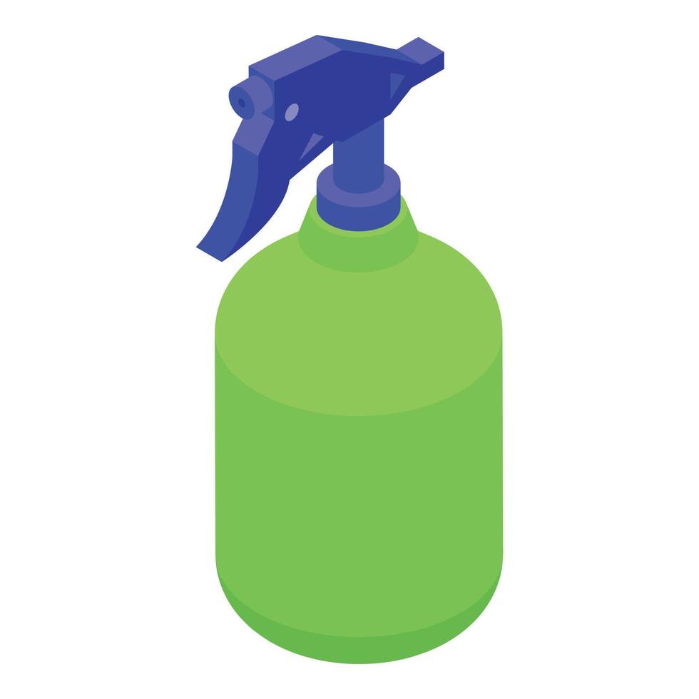 Surface spray icon isometric vector. Bottle clean vector