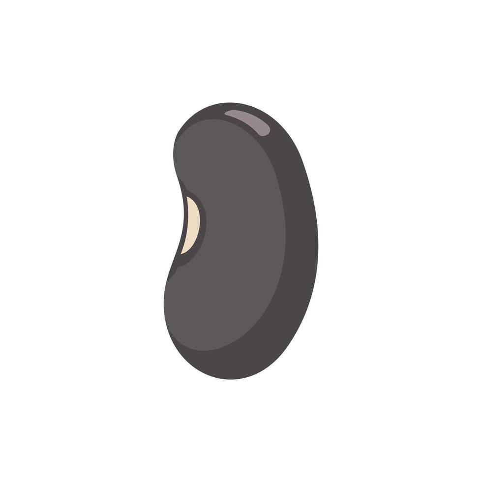 Cooking kidney bean icon flat isolated vector