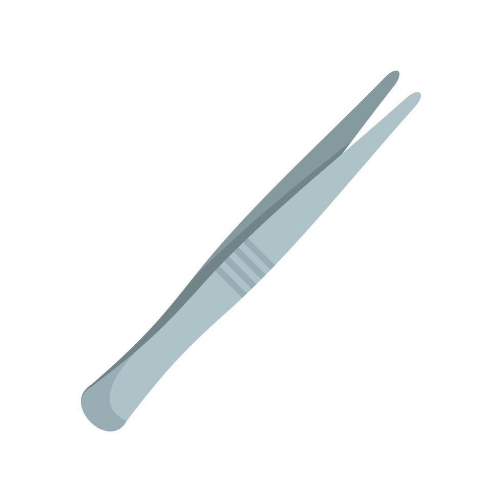 icono de fórceps de dentista vector aislado plano