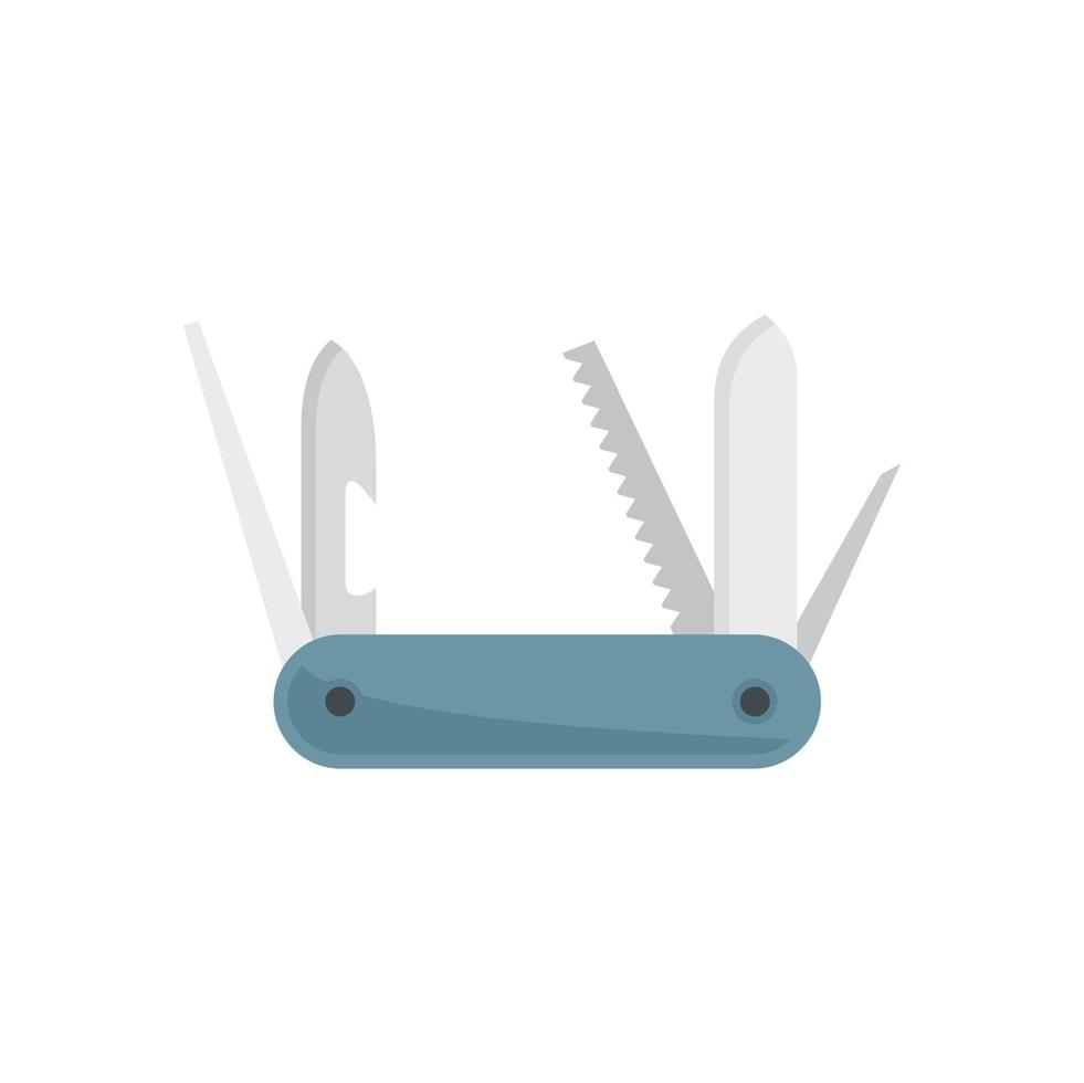 icono de cuchillo de supervivencia vector aislado plano