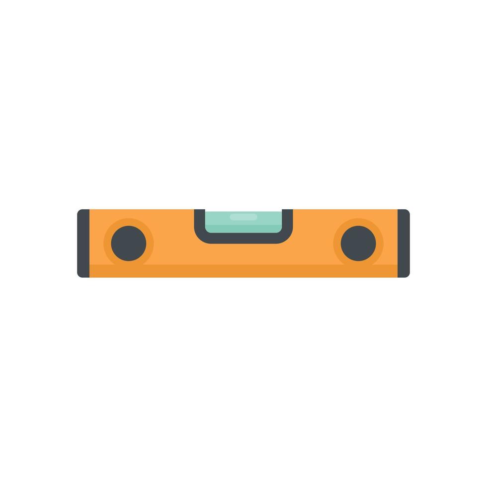 Construction level bar icon flat isolated vector
