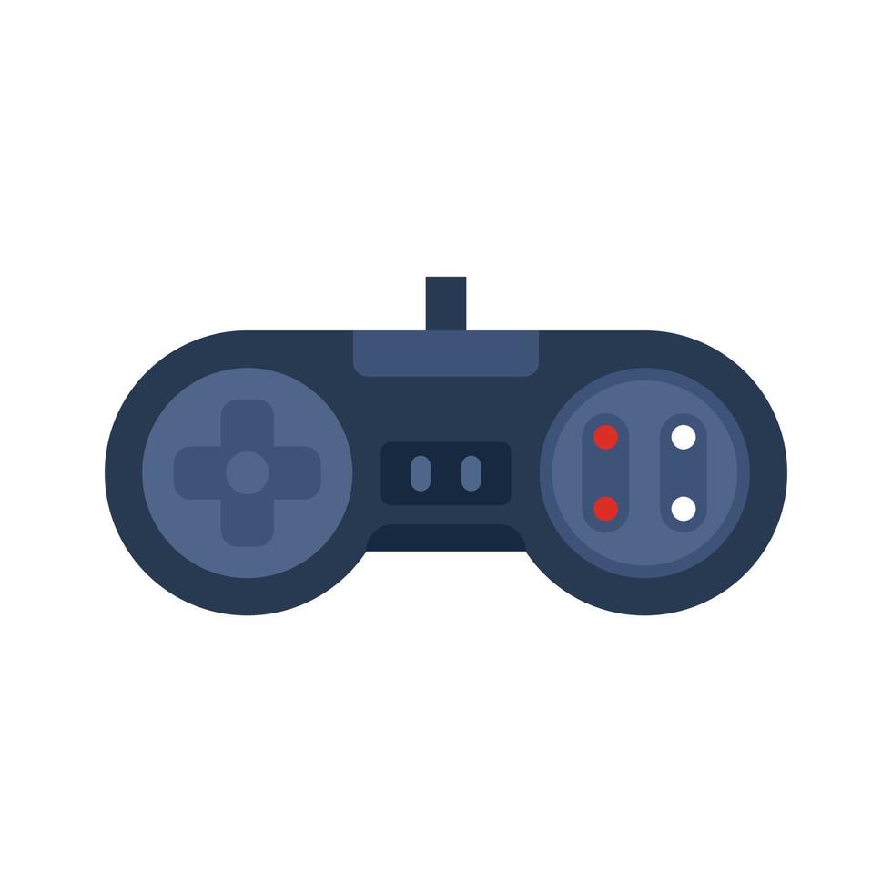 Arcade gaming joystick icon flat isolated vector