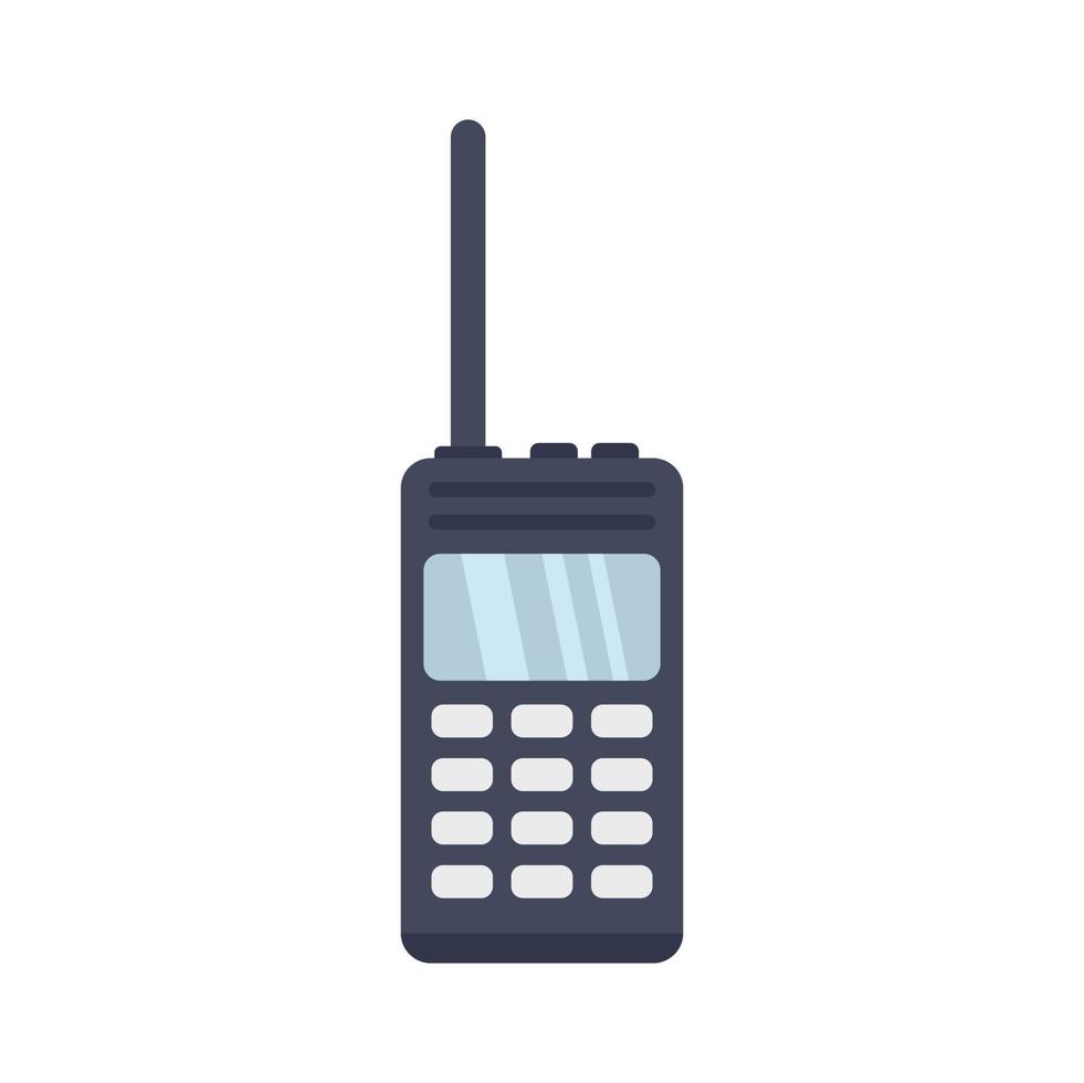 icono de walkie talkie vector aislado plano