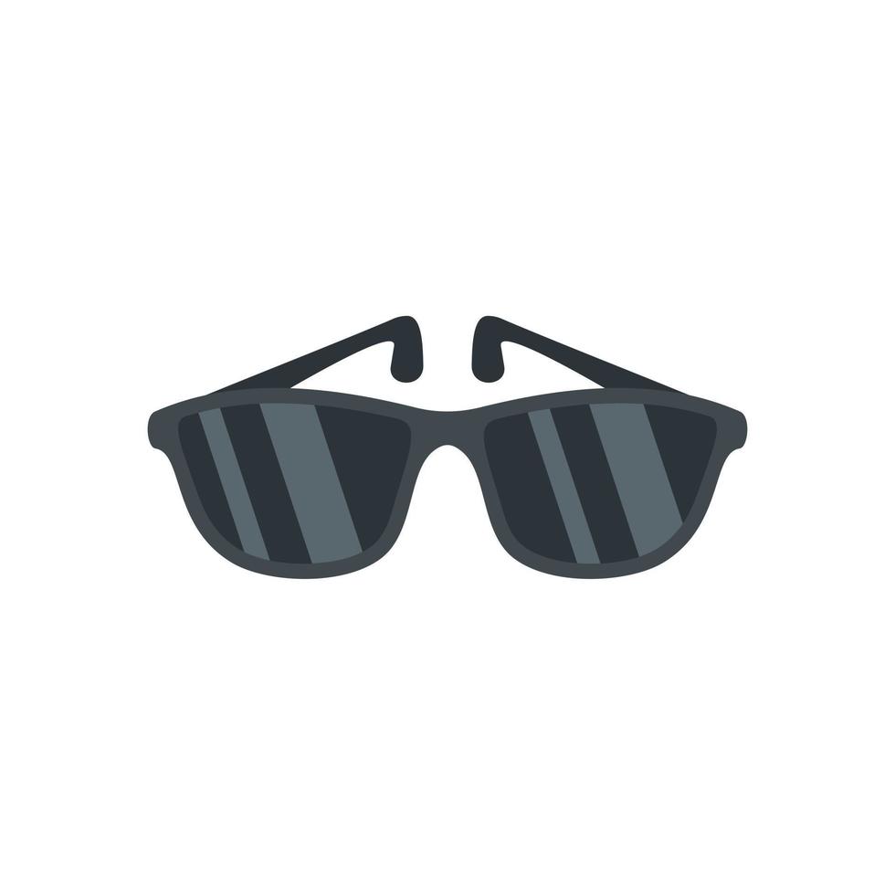 Sunglasses icon flat isolated vector