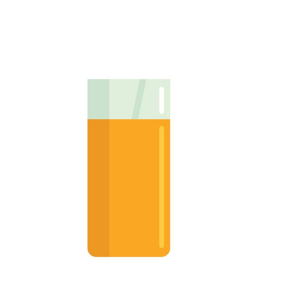 icono de jugo de naranja crudo vector aislado plano