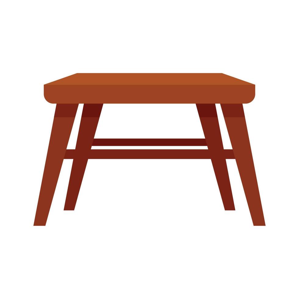 Outdoor garden furniture icon flat isolated vector